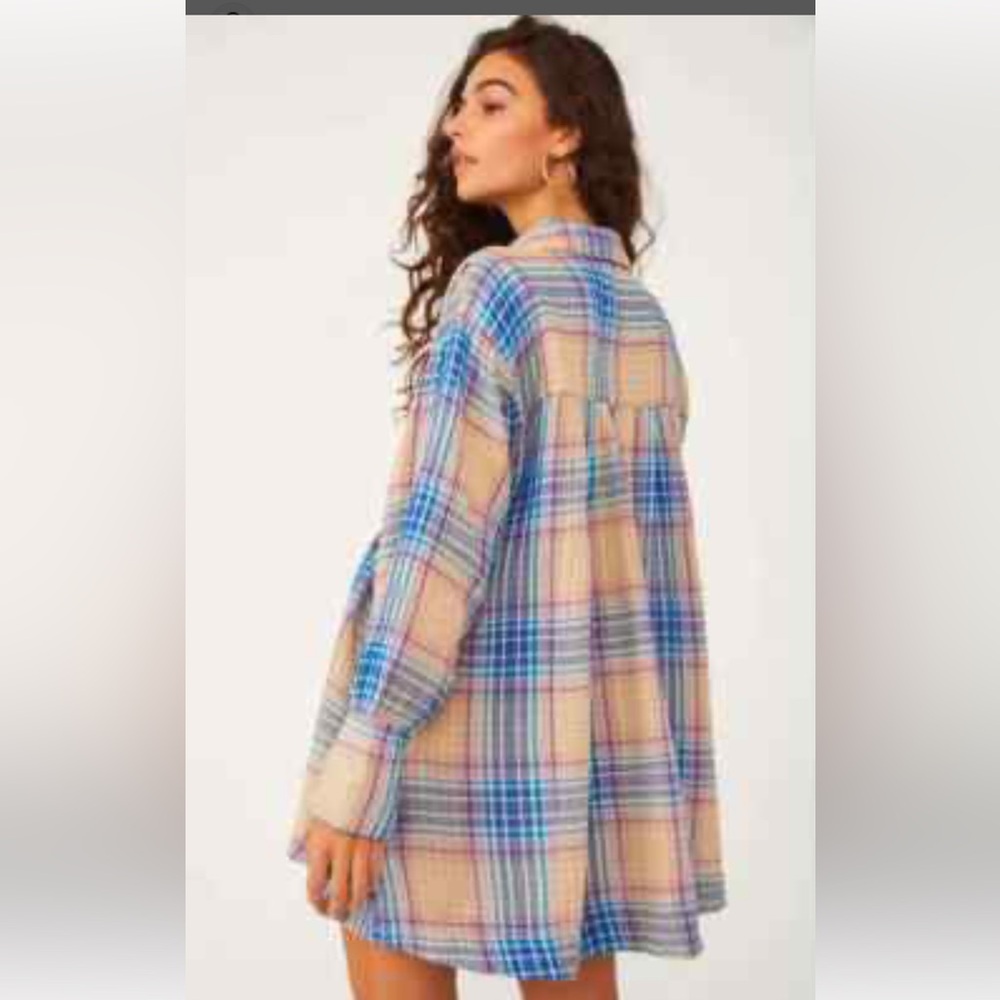 Free People The Voyage Shirtdress *NEW WITH TAGS* - Picture 2 of 13
